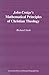 John Craige's Mathematical Principles of Christian Theology by Richard T. Nash
