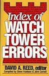 Index of Watchtower Errors 1879 to 1989