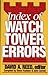 Index of Watchtower Errors 1879 to 1989