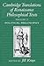 Cambridge Translations of Renaissance Philosophical Texts (Cambridge Translations of Renaissance Philosophical Texts 2 Volume Paperback Set)