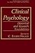 Clinical Psychology by C. Eugene Walker