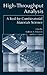 High-Throughput Analysis: A Tool for Combinatorial Materials Science