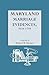 Maryland Marriage Evidences, 1634-1718