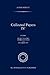 Collected Papers, Vol. 4 (Phaenomenologica, No. 136)
