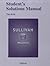 Student Solutions Manual fo...