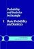 Probability and Statistics ...