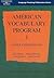 American Vocabulary Program...