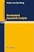 Nonstandard Asymptotic Analysis (Lecture Notes in Mathematics, 1249)