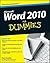 Word 2010 for Dummies by Dan Gookin