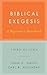 Biblical Exegesis: A Beginner's Handbook