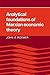 Analytical Foundations of Marxian Economic Theory