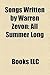 Songs Written By Warren Zevon