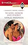 To Love, Honor an...