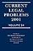 Current Legal Problems 2001: Volume 54