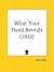 What Your Hand Reveals