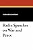 Radio Speeches on War and P...