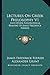 Lectures on Greek Philosophy, Volume 1: and Other Philosophical Remains of James Frederick Ferrier