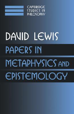 Papers in Metaphysics and Epistemology (Paperback)
