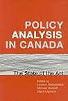 Policy Analysis in Canada (Ipac Series in Public Management and Governance)