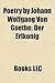 Poetry by Johann Wolfgang Von Goethe: Der Erlk nig