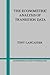 The Econometric Analysis of Transition Data (Econometric Society Monographs, Series Number 17)