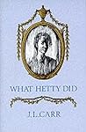 What Hetty Did: Life and Letters