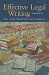Effective Legal Writing For Law Students and Lawyers (Coursebook) Effective Legal Writing For Law Students and Lawyers (Coursebook)