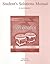 Student Solutions Manual fo...