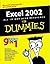 Excel 2002 All-in-One Desk Reference for Dummies