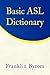 Basic Asl Dictionary