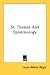 St. Thomas And Epistemology