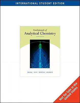 Fundamentals Of Analytical Chemistry (Hardcover)