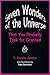 Seven Wonders of the Universe That You Probably Took for Granted