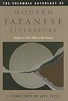 The Columbia Anthology of Modern Japanese Literature, volume 2: From 1945 to the Present