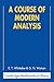 A Course of Modern Analysis