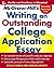 McGraw-Hill's Writing an Outstanding College Application Essay