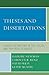Theses and Dissertations: A Guide to Writing in the Social and Physical Sciences