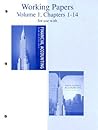 Working Papers, Volume 1, Chapters 1-14 to accompany Financial Accounting 13e, and Financial & Managerial Accounting 14e