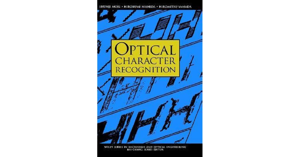 Optical Character Recognition by Shunji Mori
