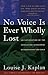 NO VOICE IS EVER WHOLLY LOST: An Explorations of the Everlasting Attachment Between Parent and Child