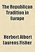 The Republican Tradition in Europe