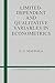 Limited-Dependent and Qualitative Variables in Econometrics (Econometric Society Monographs, Series Number 3)