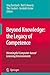Beyond Knowledge: The Legacy of Competence: Meaningful Computer-based Learning Environments
