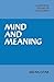 Mind and Meaning (Cambridge Studies in Philosophy)
