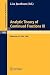 Analytic Theory of Continued Fractions III by Lisa Jacobsen