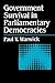 Government Survival in Parliamentary Democracies
