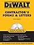 DEWALT Contractor's Forms & Letters (DEWALT Series)