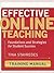 Effective Online Teaching, Training Manual: Foundations and Strategies for Student Success