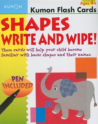 Kumon Shapes Write and Wipe! (Kumon Flash Cards)