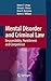 Mental Disorder and Criminal Law